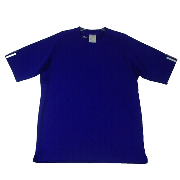 Adidas ClimaCool Men's Purple Grape Pullover Short Sleeve Tee Size Medium - Picture 1 of 7
